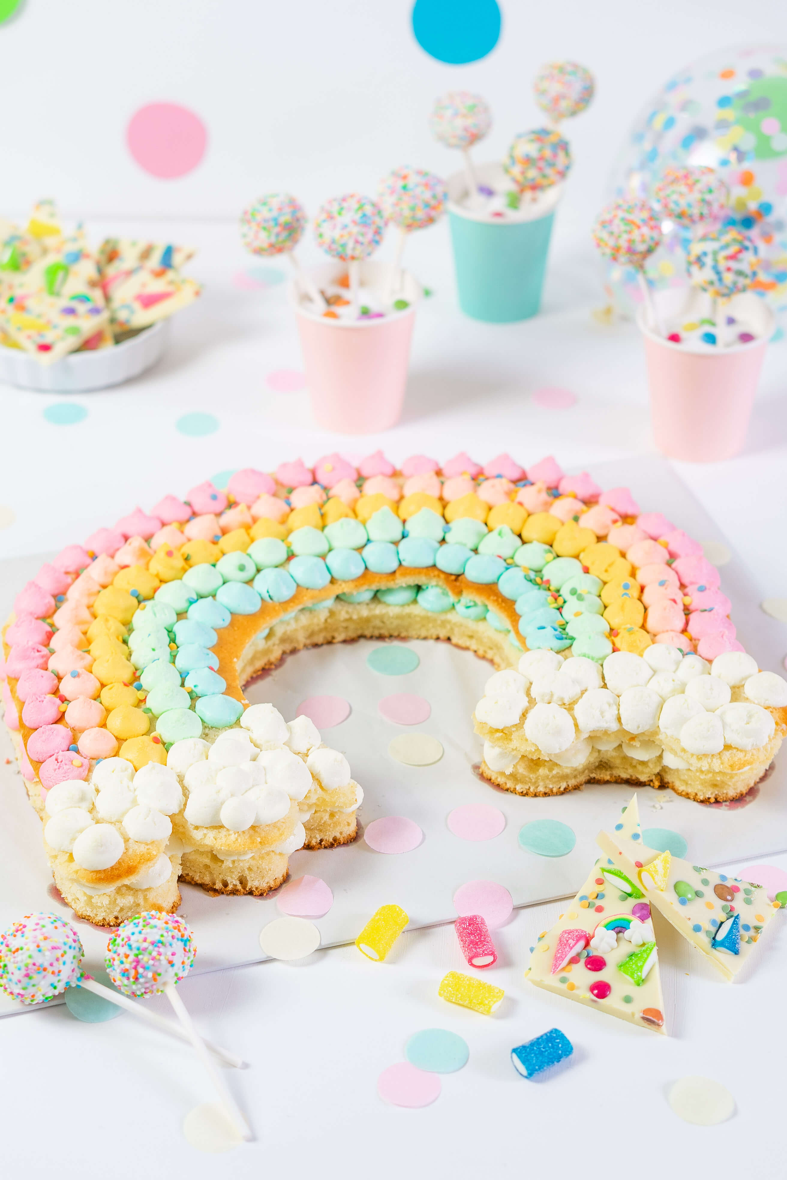 Bunte Rezeptideen Fur Den Regenbogen Kindergeburtstag Mein Naschgluck