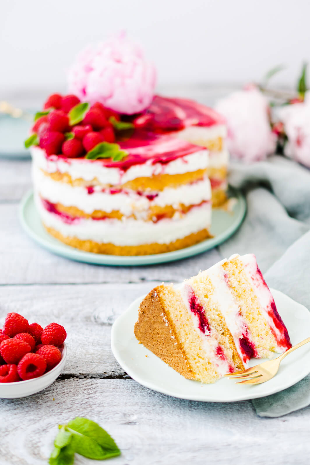 Joghurt-Himbeer-Torte - Mein Naschglück