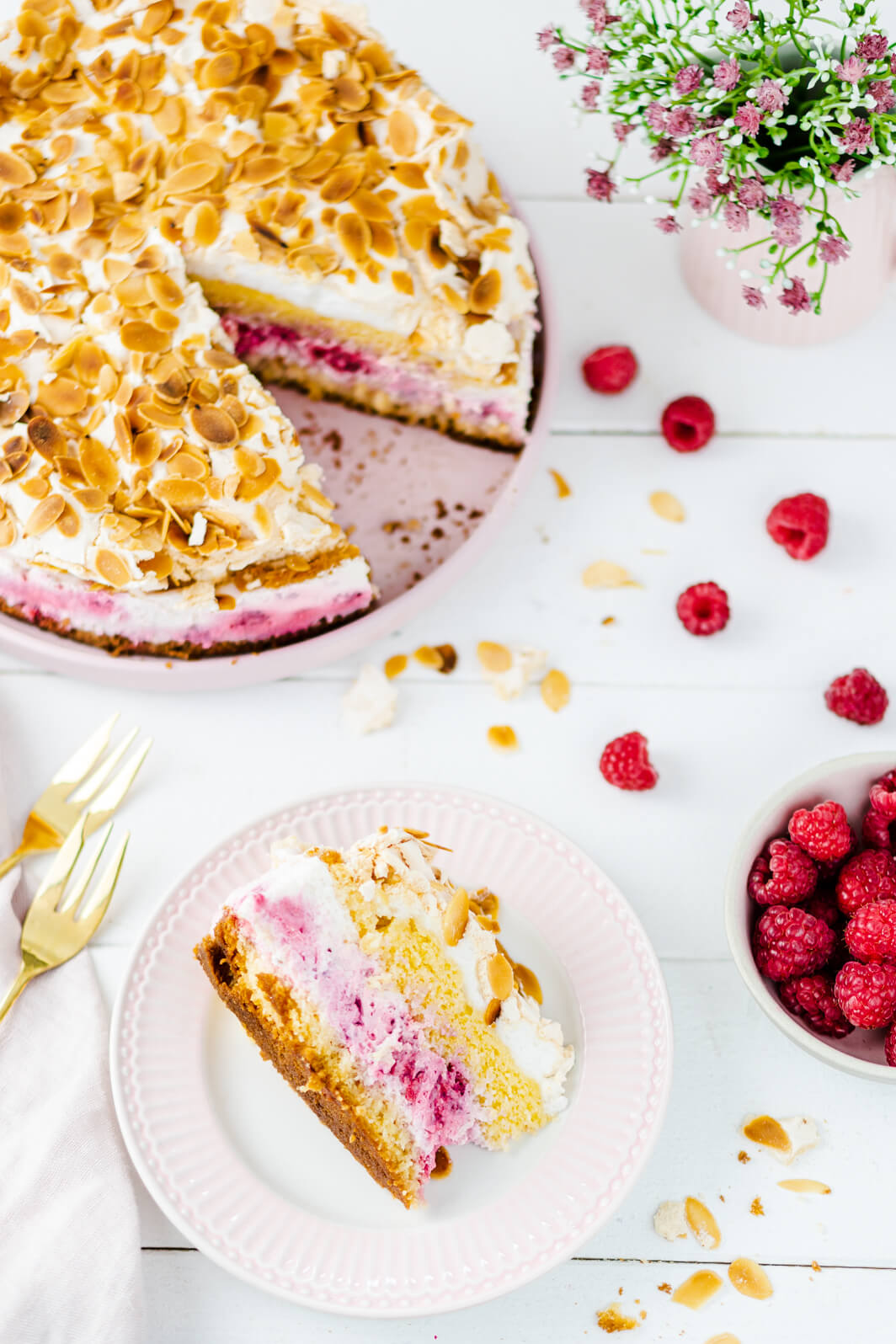 Himmelstorte Mit Himbeeren - Mein Naschglück