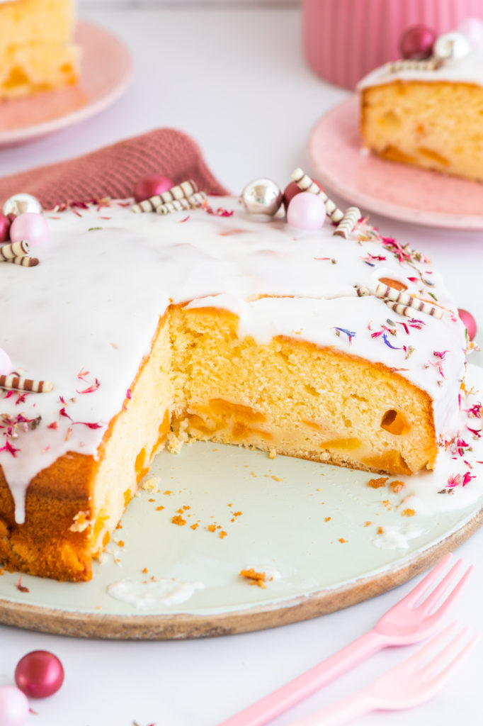 Aprikosen-Schmand Rührkuchen - Mein Naschglück