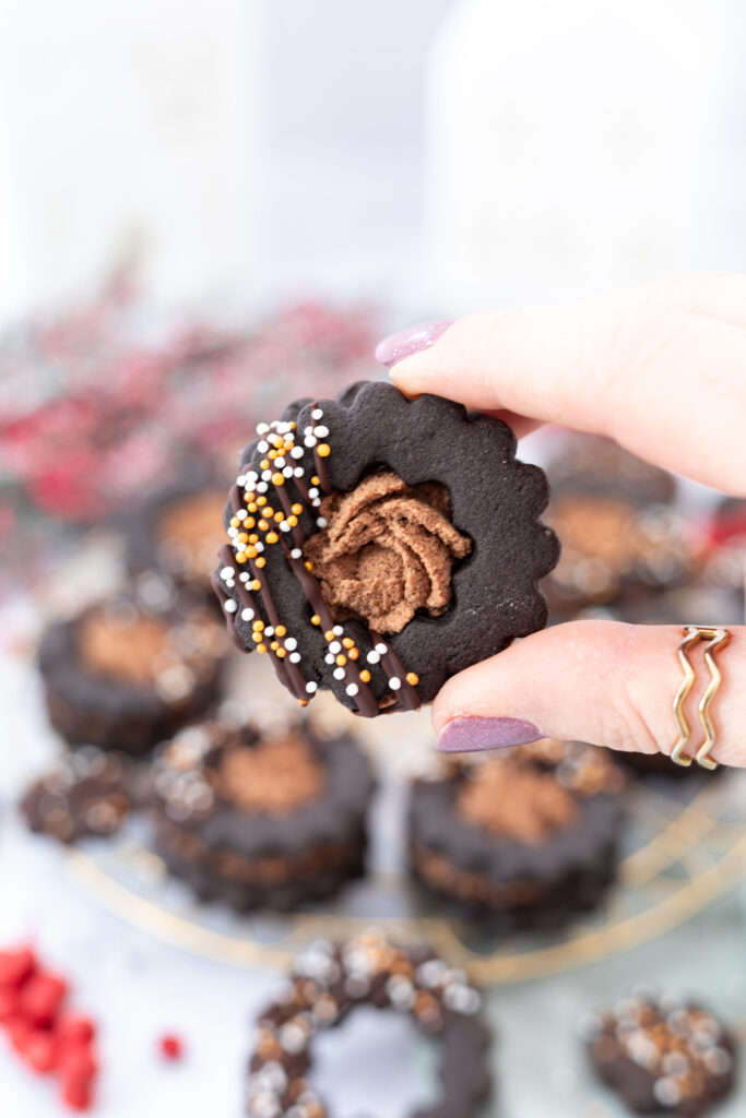 Schoko-Minz-Plätzchen - Mein Naschglück